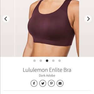 NWOT Lululemon Enlite Bra